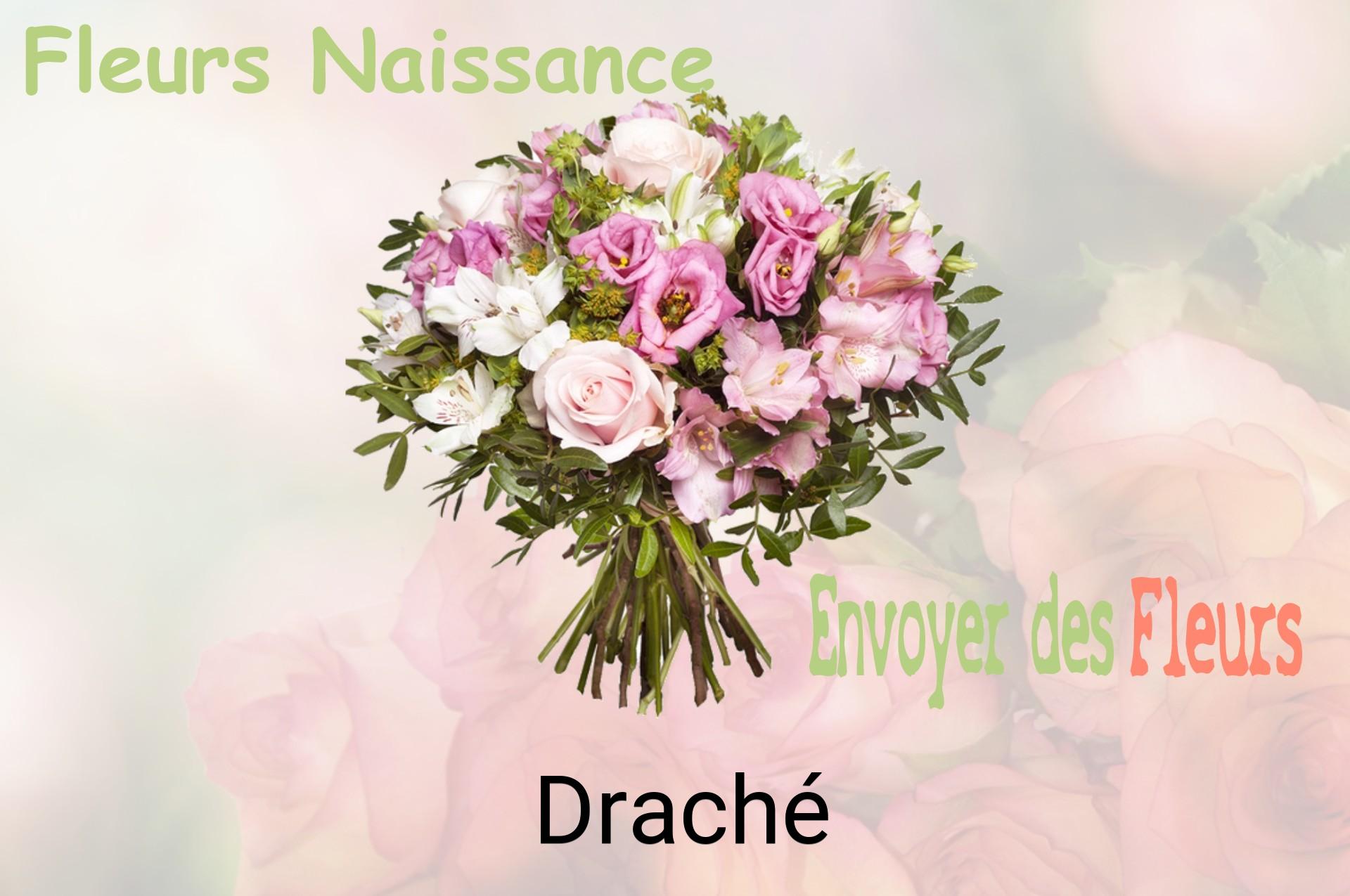 Bouquet de fleurs de naissance livré à Draché